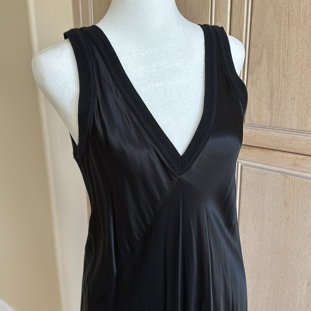 NWT DKNY Black Silk Dress - Picture 4 of 9